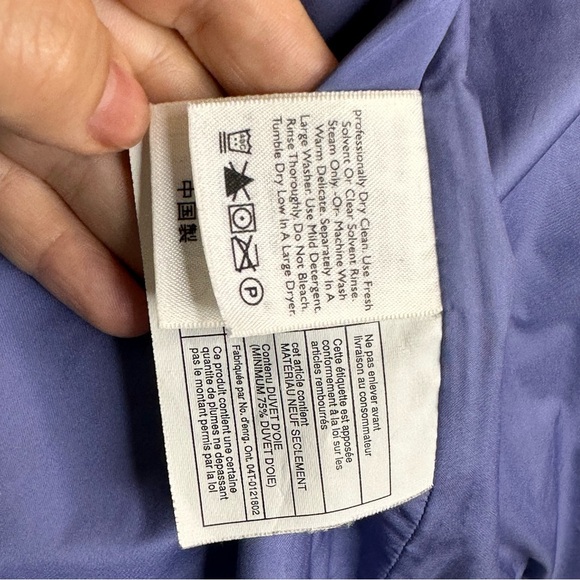 Eddie Bauer Men's Blue Down Puffer Weatheredge Vest Size L - Picture 10 of 11